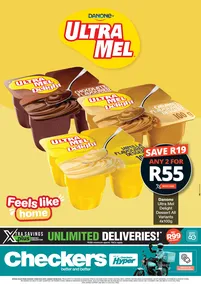 Checkers Gauteng, Brits, Klerksdorp, Limpopo, Mpumalanga, North West, Potchefstroom & Rustenburg : UltraMel Promotion (29 June - 09 August 2026)