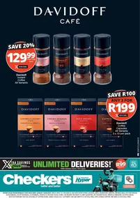 Checkers Gauteng, Brits, Klerksdorp, Limpopo, Mpumalanga, North West, Potchefstroom & Rustenburg : Davidoff Cafe Promotion (07 July - 10 August 2025)