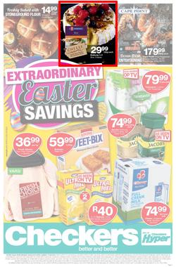 Checkers Gauteng, Mpumalanga, Limpopo, North West : Easter Specials (08 Apr - 21 Apr 2019), page 1