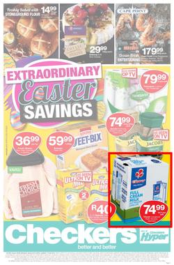 Checkers Gauteng, Mpumalanga, Limpopo, North West : Easter Specials (08 Apr - 21 Apr 2019), page 1