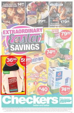 Checkers Gauteng, Mpumalanga, Limpopo, North West : Easter Specials (08 Apr - 21 Apr 2019), page 1