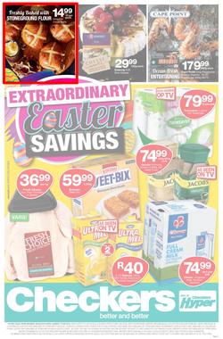 Checkers Gauteng, Mpumalanga, Limpopo, North West : Easter Specials (08 Apr - 21 Apr 2019), page 1