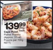 Cape Point Platter Prawns-700g Each