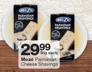 Meze Parmesan Cheese Shavings-50g Each