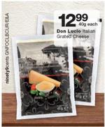 Don Lucio Italian Grated Cheese-40g Each