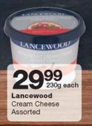 Lancewood Cream Cheese-230g Each