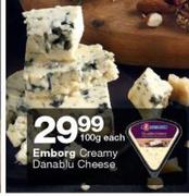 Emborg Creamy Danablu Cheese-100g Each