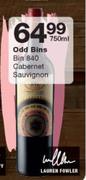 Odd Bins Bin 840 Cabernet Sauvignon-750ml