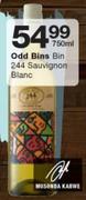 Odd Bins Bin 244 Sauvignon Blanc-750ml