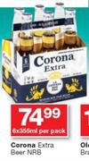 Corona Extra Beer NRB-6X355ml Per Pack