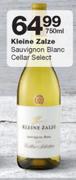 Kleine Zalze Sauvignon Blanc Cellar Select-750ml