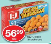 I&J Golden Smackeroos-800g