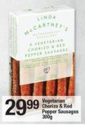 Linda McCartney's Vegetarian Chorize & Red Pepper Sausages-300g