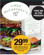 Linda McCartney's Vegetarian Burgers-200g Each