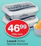 Lurpak Butter Spread-250g Each