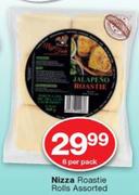 Nizza Roastie Rolls-6's Per Pack
