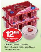 Clover Classic Gladde Suiwelhappie Met Jogurtbasis-6X100g Per Pack