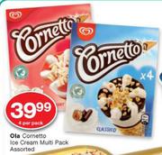 Ola Cornetto Ice Cream Multi Pack-4's Per Pack