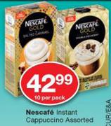 Nescafe Instant Cappuccino-10's Per Pack