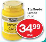 Staffords Lemon Curd-500g