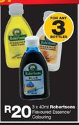 Robertsons Flavoured Essence/Colouring-For 3