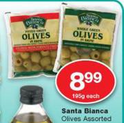 Santa Bianca Olives-195g Each