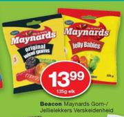 Beacon Maynards gom-jellielekkers verskeidenheid-125g Elk