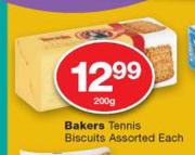 Bakers Tennis Biscuit Assorted-200g Each