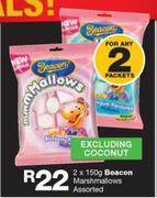 Beacon Marshmallows Assorted-2 x 150g