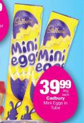 Cadbury Mini Eggs In Tube-96g Each