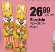 Riegelein sjokolade hasie-150g Elk