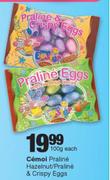 Cemoi Praline Hazelnut/Praline & Crispy Eggs-100g Each