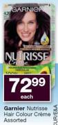 Garnier Nutrisse Hair Colour Creme Assorted-Each
