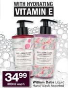 William Dabs Liquid Hand Wash Assorted-300ml Each