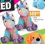 Kelly Sagte eenhoring 37cm-Elk