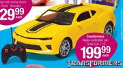 Transformers Radio Controlled Car-Each