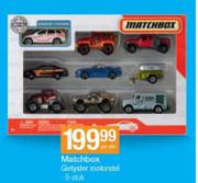 Matchbox gietyster motorstel 9 stuk-per stel