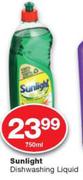 2Sunlight Dishwashing Liquid-750ml