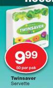 Twinsaver Servette-50 Per Pack