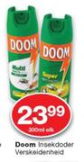 Doom Insekdoder Verskeidenheid-300ml Elk