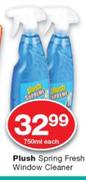 Plush Spring Fresh Window Cleaner-750ml Each