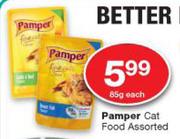 Pamper Cat Food Assorted-85g Each