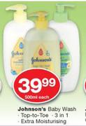 Johnson's Baby Wash-500ml Each 