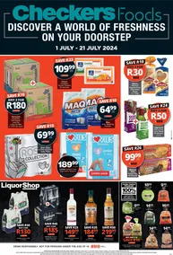 Checkers Gauteng, Brits, Klerksdorp, Limpopo, Mpumalanga, North West, Potchefstroom & Rustenburg : Discover A World Of Freshness (1 July - 12 July 2024)