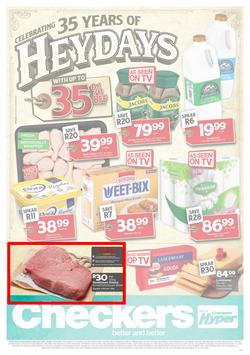 Checkers Gauteng, Mpumalanga, Limpopo, North West : Hey Days Promotion (04 Feb - 10 Feb 2019), page 1