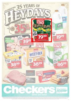 Checkers Gauteng, Mpumalanga, Limpopo, North West : Hey Days Promotion (04 Feb - 10 Feb 2019), page 1