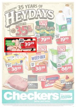 Checkers Gauteng, Mpumalanga, Limpopo, North West : Hey Days Promotion (04 Feb - 10 Feb 2019), page 1