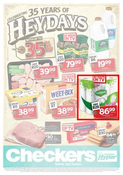 Checkers Gauteng, Mpumalanga, Limpopo, North West : Hey Days Promotion (04 Feb - 10 Feb 2019), page 1