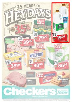 Checkers Gauteng, Mpumalanga, Limpopo, North West : Hey Days Promotion (04 Feb - 10 Feb 2019), page 1
