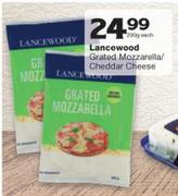 Lancewood Grated Mozzarella/Cheddar Cheese-200g Each